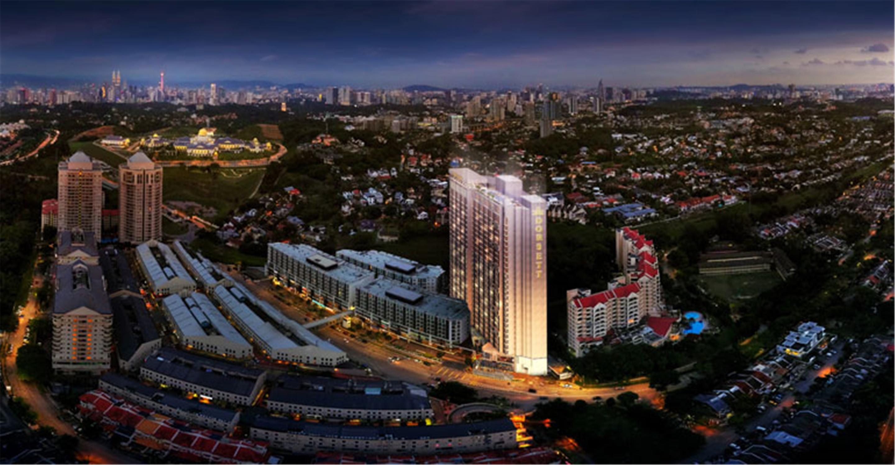 Dorsett Hartamas Kuala Lumpur Ξενοδοχείο Εξωτερικό φωτογραφία The 101 at night