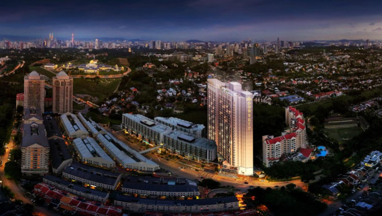 Dorsett Hartamas Kuala Lumpur Ξενοδοχείο Εξωτερικό φωτογραφία Aerial view of the complex