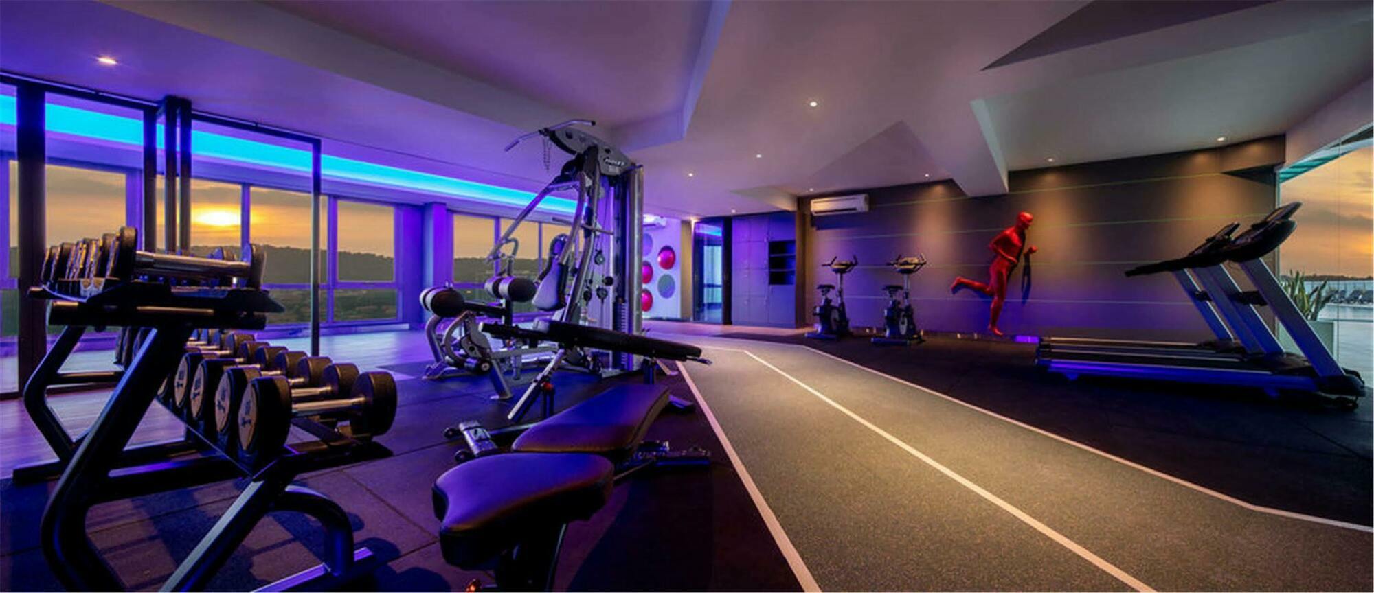 Dorsett Hartamas Kuala Lumpur Ξενοδοχείο Εξωτερικό φωτογραφία The gym at the 108 Pancrasset